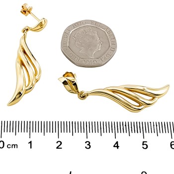 9ct gold 4.7g Drop Earrings